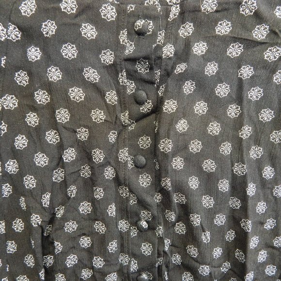 PacSun Womens Mini Skirt With Button Down Front  Black Size S - Picture 3 of 8